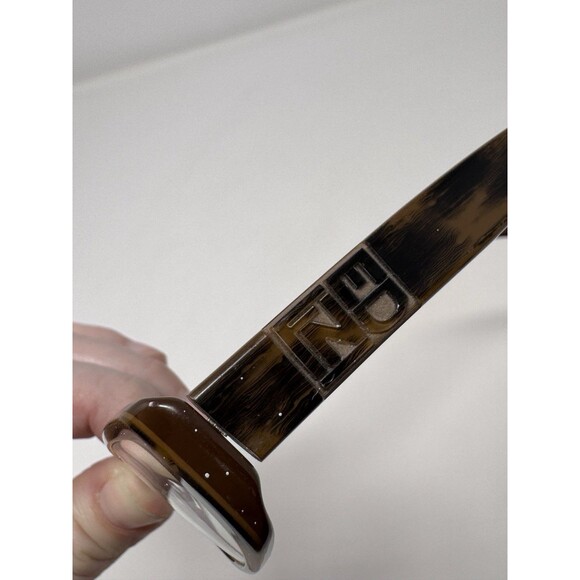 Fendi Eyeglasses F767 205 Brown Wood Grain Italy 52•15 140 FRAMES ONLY - Picture 5 of 8